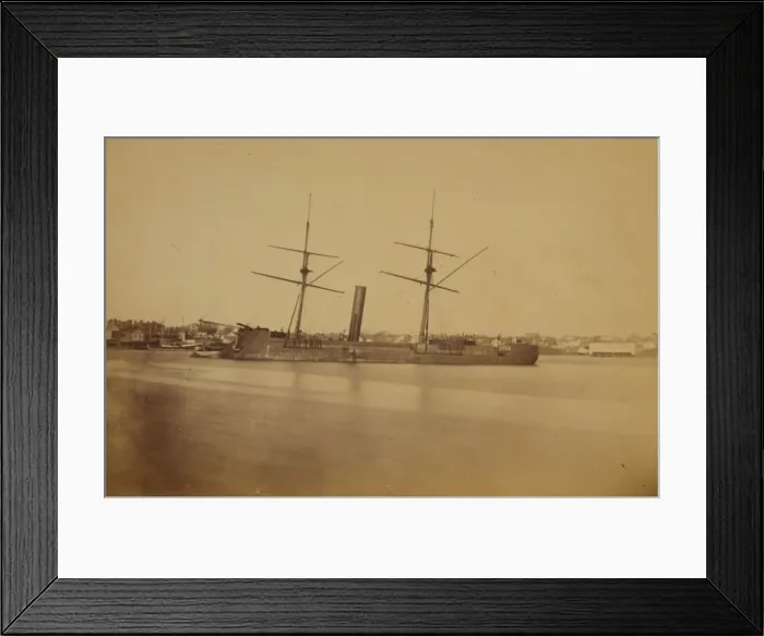 Framed Print : Confederate iron-clad Stonewall Framed Print : Confederate iron-clad Stonewall