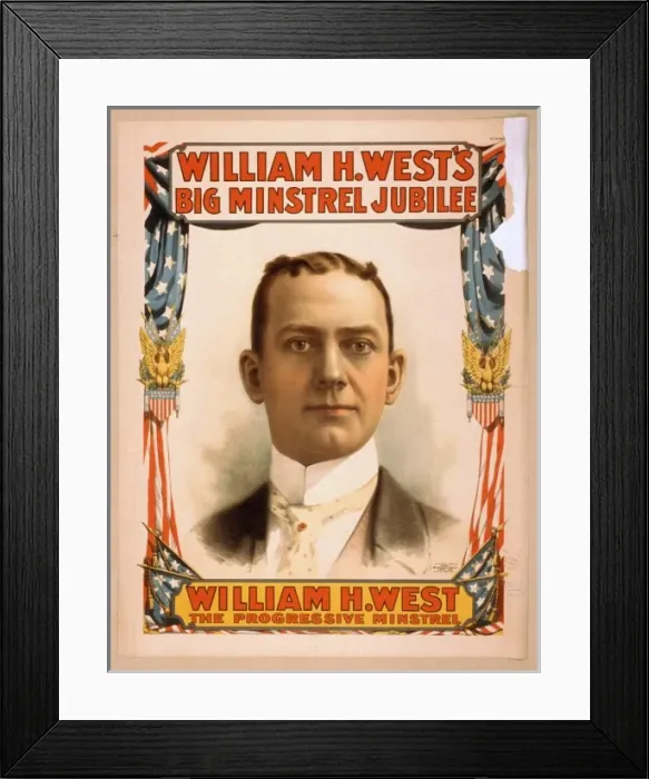 Framed Print : William H. Wests Big Minstrel Jubilee Framed Print : William H. Wests Big Minstrel Jubilee