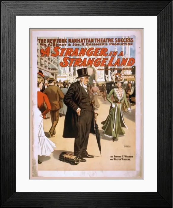 Framed Print : The New York Manhattan Theatre success, Wm. A. Brady & Jos Framed Print : The New York Manhattan Theatre success, Wm. A. Brady & Jos