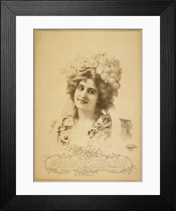 Framed Print : Gertrude Shipman Framed Print : Gertrude Shipman