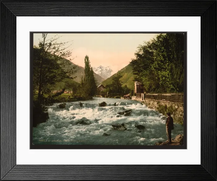 Framed Print : The Pique Waterfall, Luchon, Pyrenees, France Framed Print : The Pique Waterfall, Luchon, Pyrenees, France