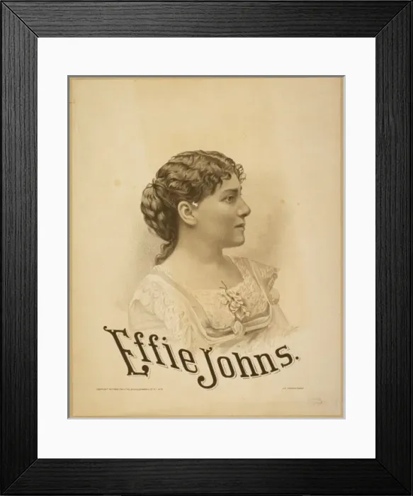 Framed Print : Effie Johns Framed Print : Effie Johns