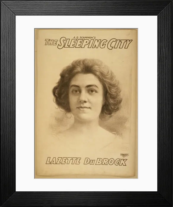 Framed Print : AQ Scammons The sleeping city Framed Print : AQ Scammons The sleeping city