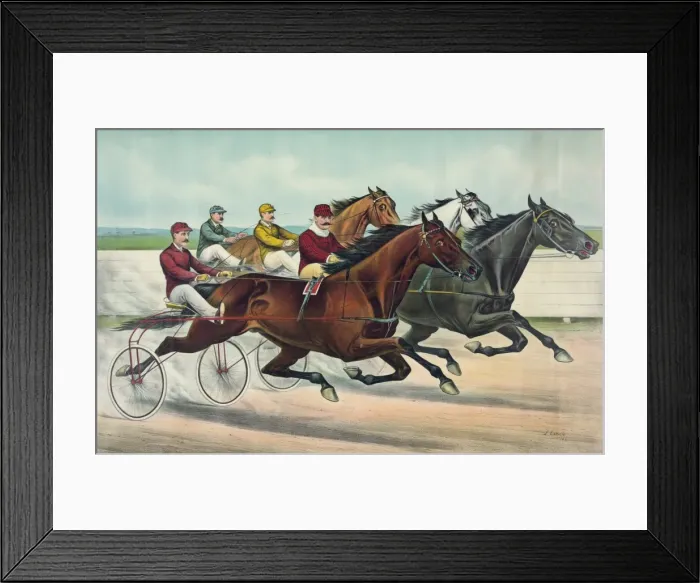 Framed Print : A fast heat Framed Print : A fast heat