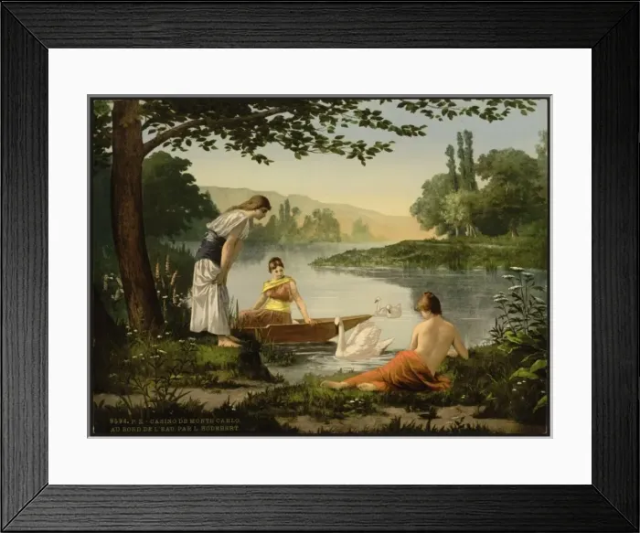 Framed Print : Casino entrance, On the Border of the Lake, by L. Hodebert Framed Print : Casino entrance, On the Border of the Lake, by L. Hodebert