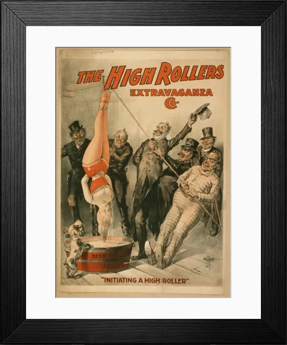 Framed Print : The High Rollers Extravaganza Co Framed Print : The High Rollers Extravaganza Co