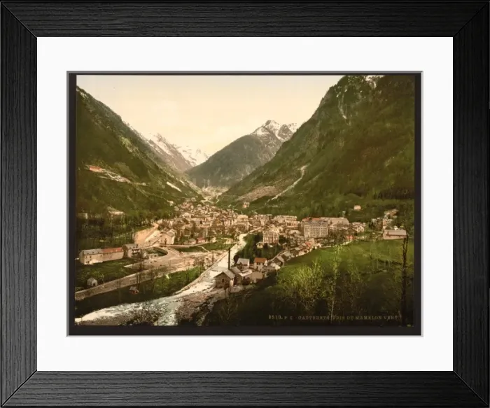 Framed Print : From Mamelon Vert, Cauterets, Pyrenees, France Framed Print : From Mamelon Vert, Cauterets, Pyrenees, France