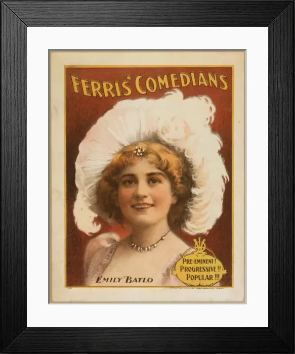 Framed Print : Ferris Comedians Framed Print : Ferris Comedians