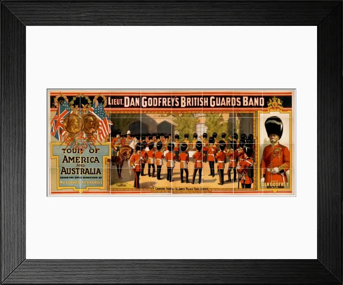 Framed Print : Lieut. Dan Godfreys British Guards Band tour of America Framed Print : Lieut. Dan Godfreys British Guards Band tour of America