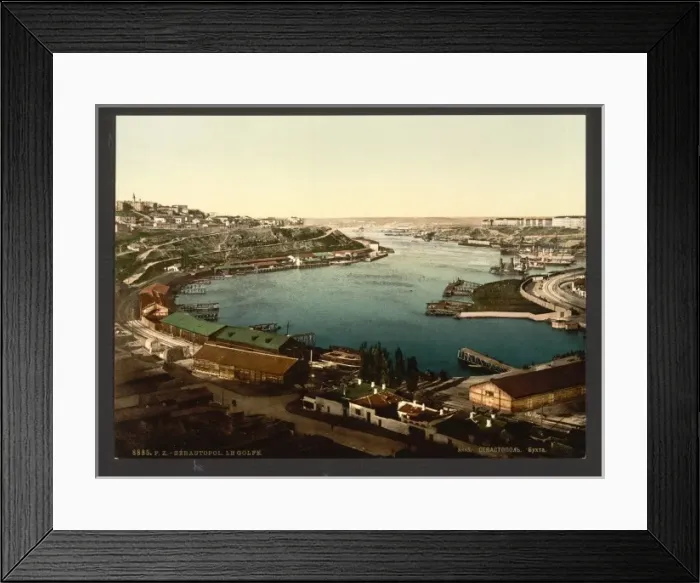 Framed Print : The gulf, Sebastopol, Russia, (i. e. Ukraine) Framed Print : The gulf, Sebastopol, Russia, (i. e. Ukraine)