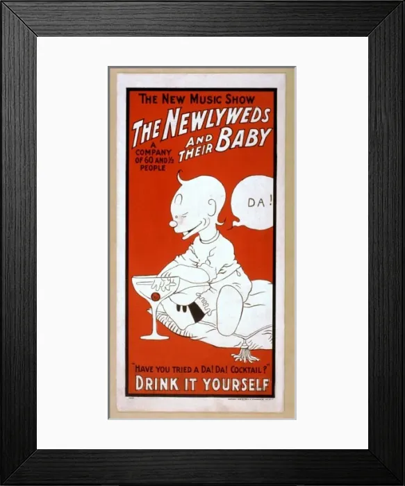 Framed Print : The newlyweds and their baby the new music show : a company Framed Print : The newlyweds and their baby the new music show : a company