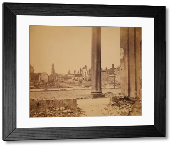 Framed Print : Ruins in Charleston, South Carolina Framed Print : Ruins in Charleston, South Carolina