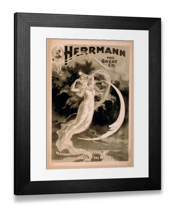 Framed Print : Herrmann the Great Co Framed Print : Herrmann the Great Co