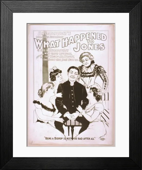 Framed Print : Broadhursts hilarious sufficiency, What happened to Jones b Framed Print : Broadhursts hilarious sufficiency, What happened to Jones b