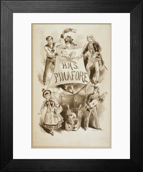 Framed Print : HMS. Pinafore