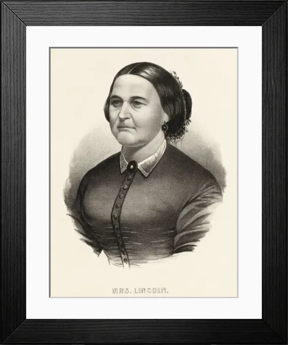 Framed Print : Mrs. Lincoln Framed Print : Mrs. Lincoln
