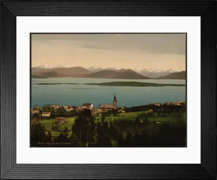 Framed Print : With churches, Molde, Norway Framed Print : With churches, Molde, Norway