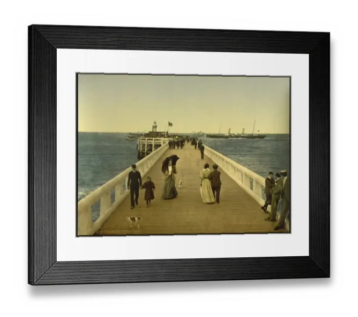 Framed Print : Pier, Ostend, Belgium Framed Print : Pier, Ostend, Belgium
