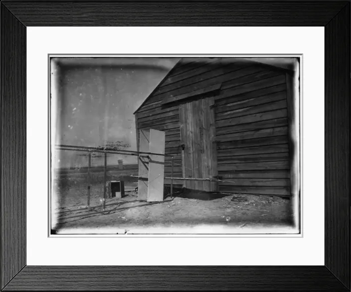 Framed Print : Close-up view of rudders and elevator of glider in front of Framed Print : Close-up view of rudders and elevator of glider in front of