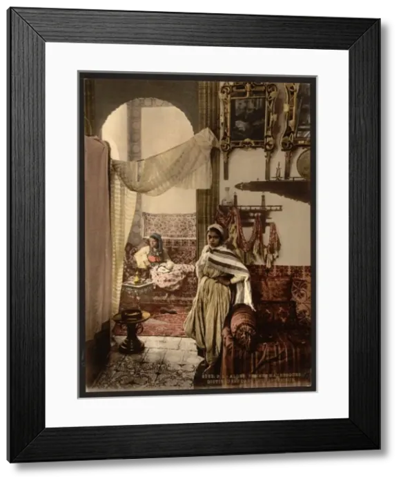 Framed Print : Distinguished Moorish women, Algiers, Algeria Framed Print : Distinguished Moorish women, Algiers, Algeria