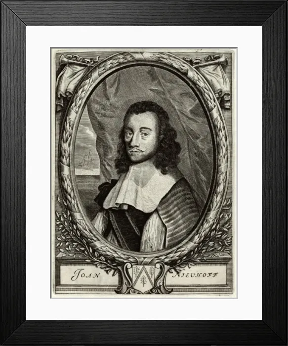 Framed Print : Portrait of Johannes Nieuhof Framed Print : Portrait of Johannes Nieuhof