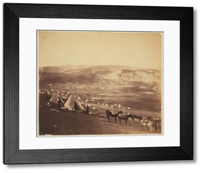 Framed Print : Cavalry camp near Balaklava Framed Print : Cavalry camp near Balaklava