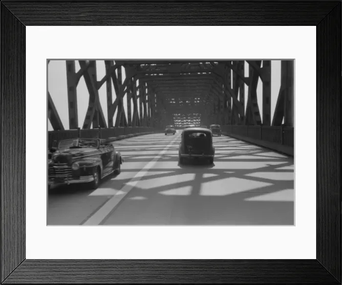 Framed Print : Pulaski Skyway from New York City to New Jersey Framed Print : Pulaski Skyway from New York City to New Jersey