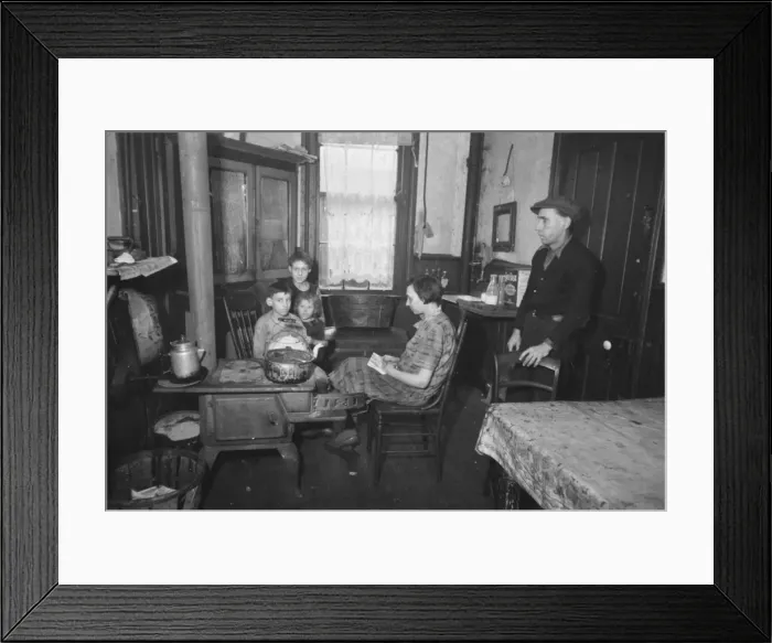 Framed Print : Tenement kitchen, Hamilton Co. Ohio Framed Print : Tenement kitchen, Hamilton Co. Ohio