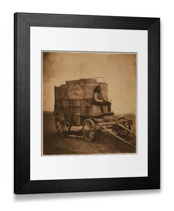 Framed Print : The artists van Framed Print : The artists van
