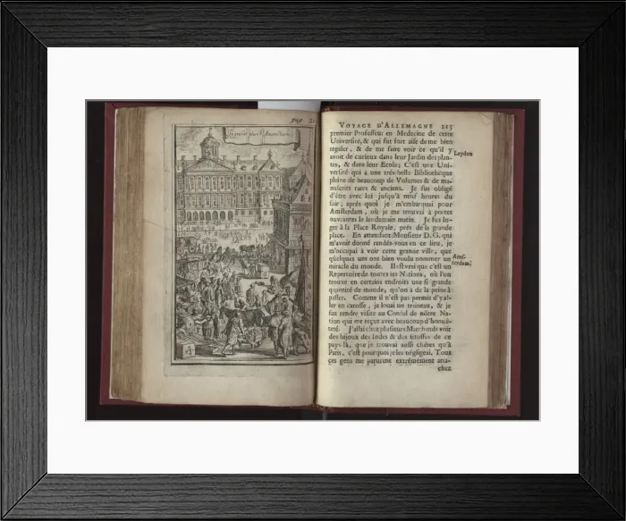 Framed Print : A market in Amsterdam Framed Print : A market in Amsterdam