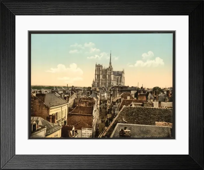 Framed Print : From the belfrey, Amiens, France Framed Print : From the belfrey, Amiens, France