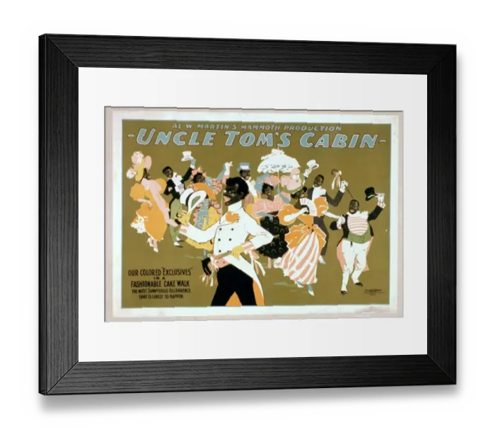 Framed Print : Al. W. Martins mammoth production, Uncle Toms cabin Framed Print : Al. W. Martins mammoth production, Uncle Toms cabin