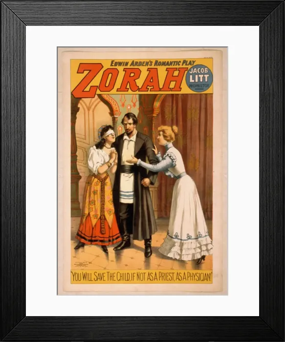 Framed Print : Edwin Ardens romantic play, Zorah Framed Print : Edwin Ardens romantic play, Zorah