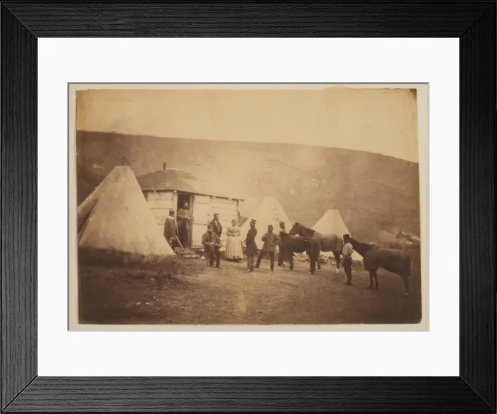 Framed Print : Captain Webbs hut, 4th Dragoon Guards Framed Print : Captain Webbs hut, 4th Dragoon Guards