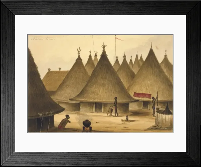 Framed Print : Native village Framed Print : Native village