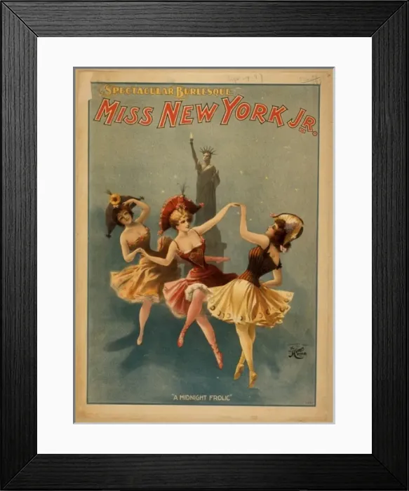 Framed Print : Miss New York Jr. spectacular burlesque Framed Print : Miss New York Jr. spectacular burlesque