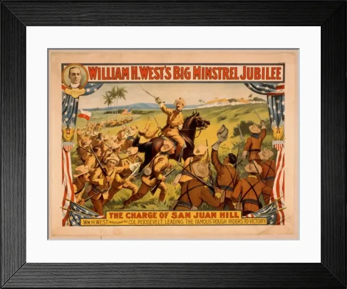 Framed Print : William H. Wests Big Minstrel Jubilee Framed Print : William H. Wests Big Minstrel Jubilee