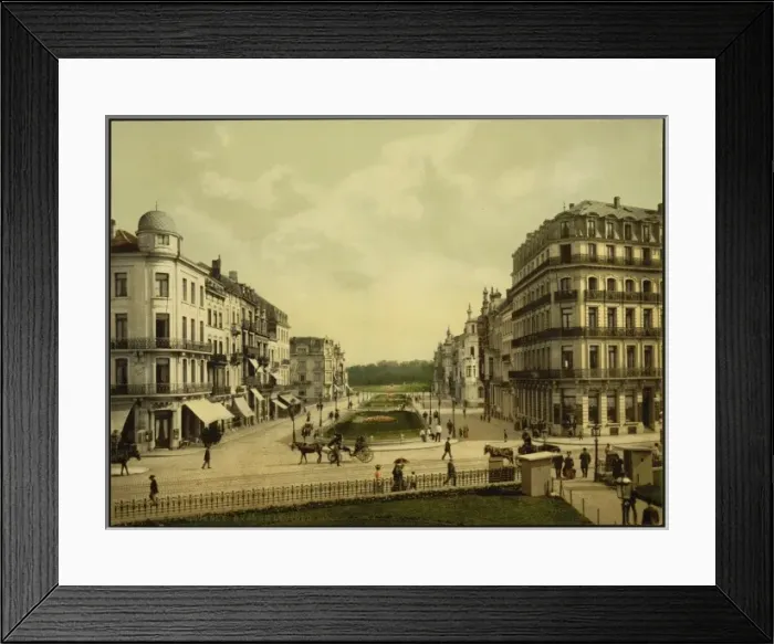 Framed Print : Avenue Leopold, Ostend, Belgium Framed Print : Avenue Leopold, Ostend, Belgium