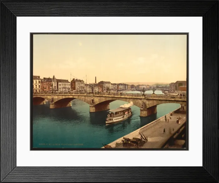 Framed Print : Bridge of Arches, Liege, Belgium Bridge of Arches, Liege, Be Framed Print : Bridge of Arches, Liege, Belgium Bridge of Arches, Liege, Be