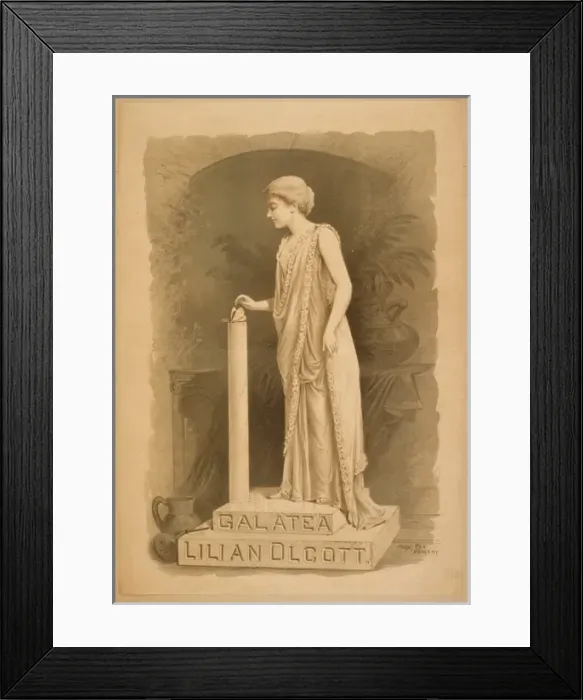 Framed Print : Galatea. Lilian Olcott Framed Print : Galatea. Lilian Olcott
