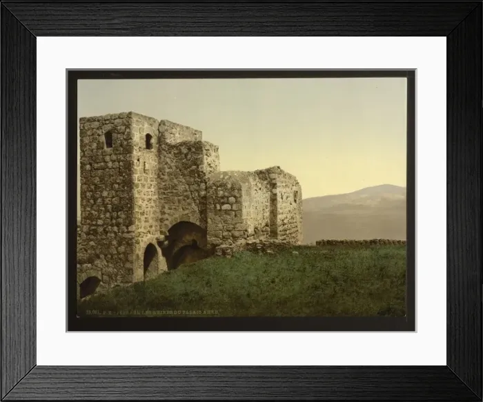 Framed Print : The ruins, Jezreel, Holy Land, (i. e. Israel) Framed Print : The ruins, Jezreel, Holy Land, (i. e. Israel)