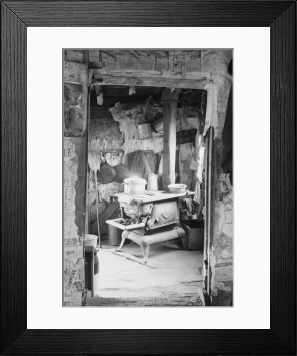 Framed Print : Interior of rehabilitation clients house, Jackson, Ohio Framed Print : Interior of rehabilitation clients house, Jackson, Ohio
