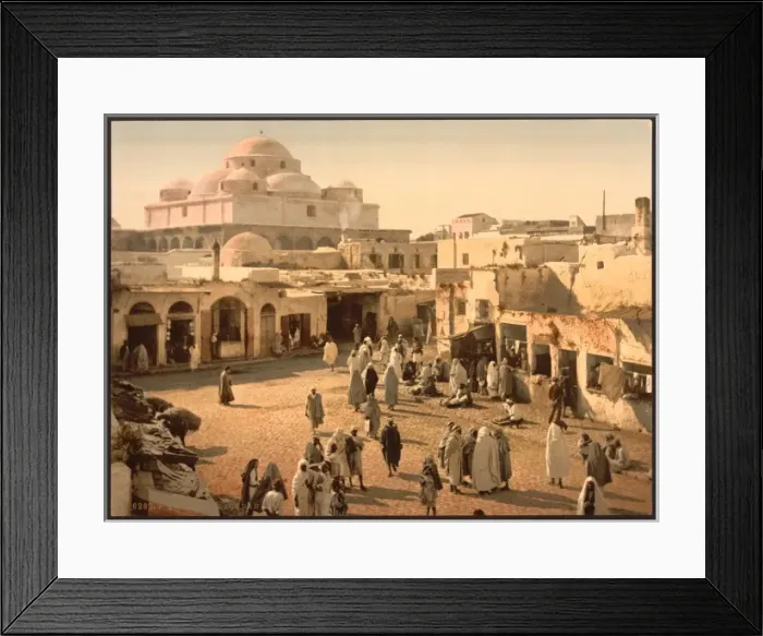 Framed Print : Bab Suika-Suker Square, Tunis, Tunisia Framed Print : Bab Suika-Suker Square, Tunis, Tunisia