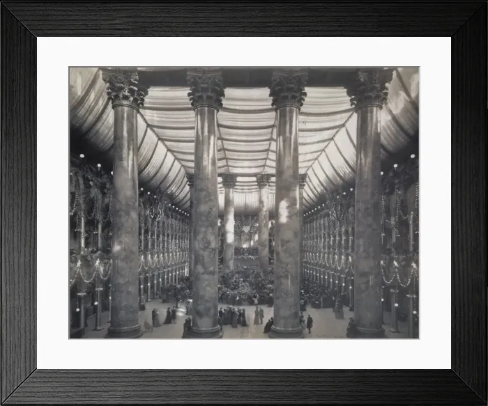Framed Print : The inaugural ball room, 1901 Framed Print : The inaugural ball room, 1901