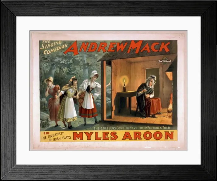 Framed Print : The singing comedian, Andrew Mack in the greatest of Irish p Framed Print : The singing comedian, Andrew Mack in the greatest of Irish p