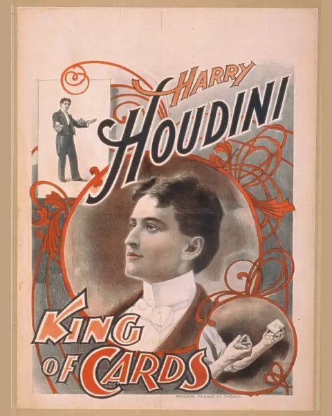 Harry Houdini, king of cards