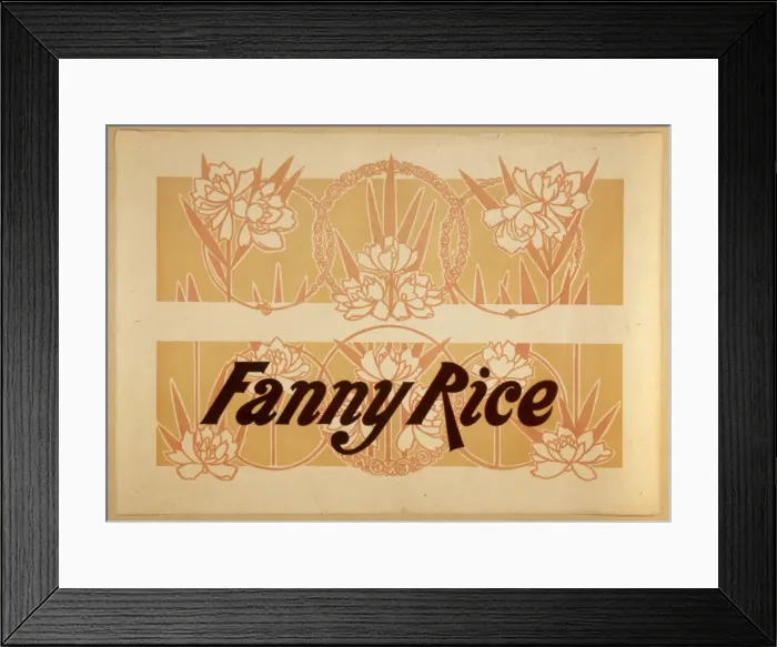 Framed Print : Fanny Rice Framed Print : Fanny Rice