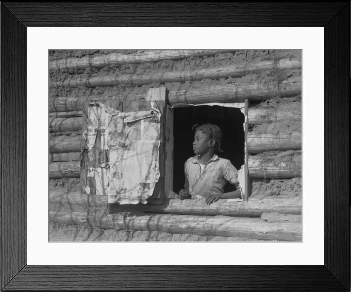 Framed Print : Girl at Gees Bend Framed Print : Girl at Gees Bend