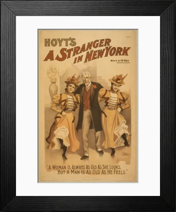 Framed Print : Hoyts A stranger in New York Framed Print : Hoyts A stranger in New York