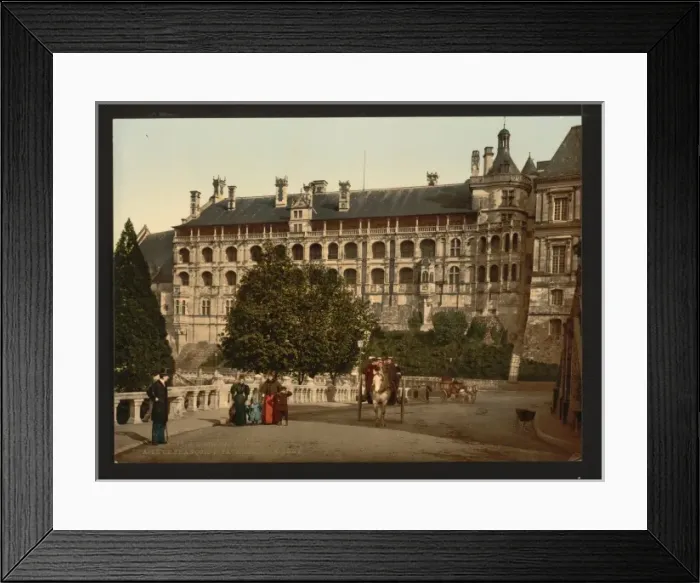 Framed Print : The Castle, wing of Francis I, the facade, Blois, France Framed Print : The Castle, wing of Francis I, the facade, Blois, France